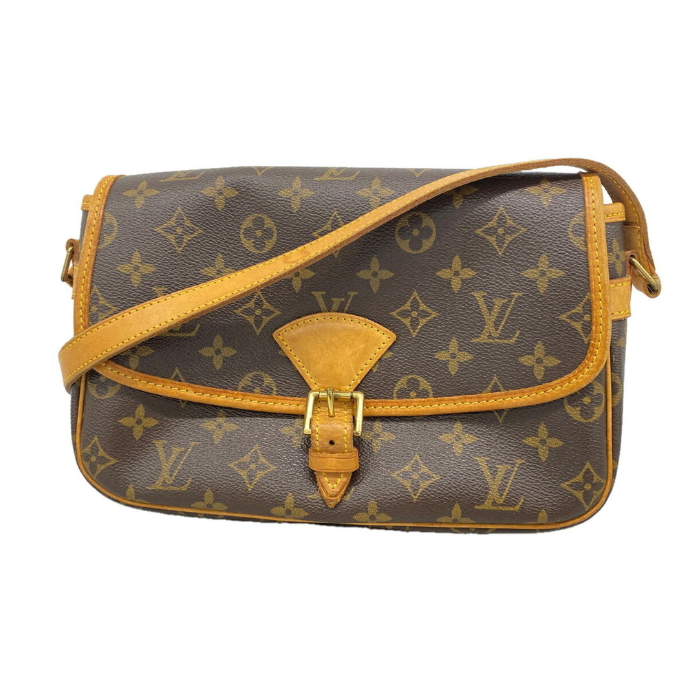 Louis Vuitton Monogram Sologne Shoulder Bag M42250 Brown Women's